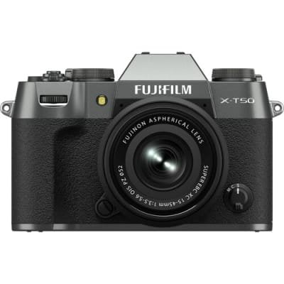 FUJIFILM X-T50 MIRRORLESS CAMERA WITH 15-45MM F/3.5-5.6 LENS (CHARCOAL SILVER) - cambuy-lives FUJIFILM X-T50 MIRRORLESS CAMERA WITH 15-45MM F/3.5-5.6 LENS (CHARCOAL SILVER) - cambuy-lives